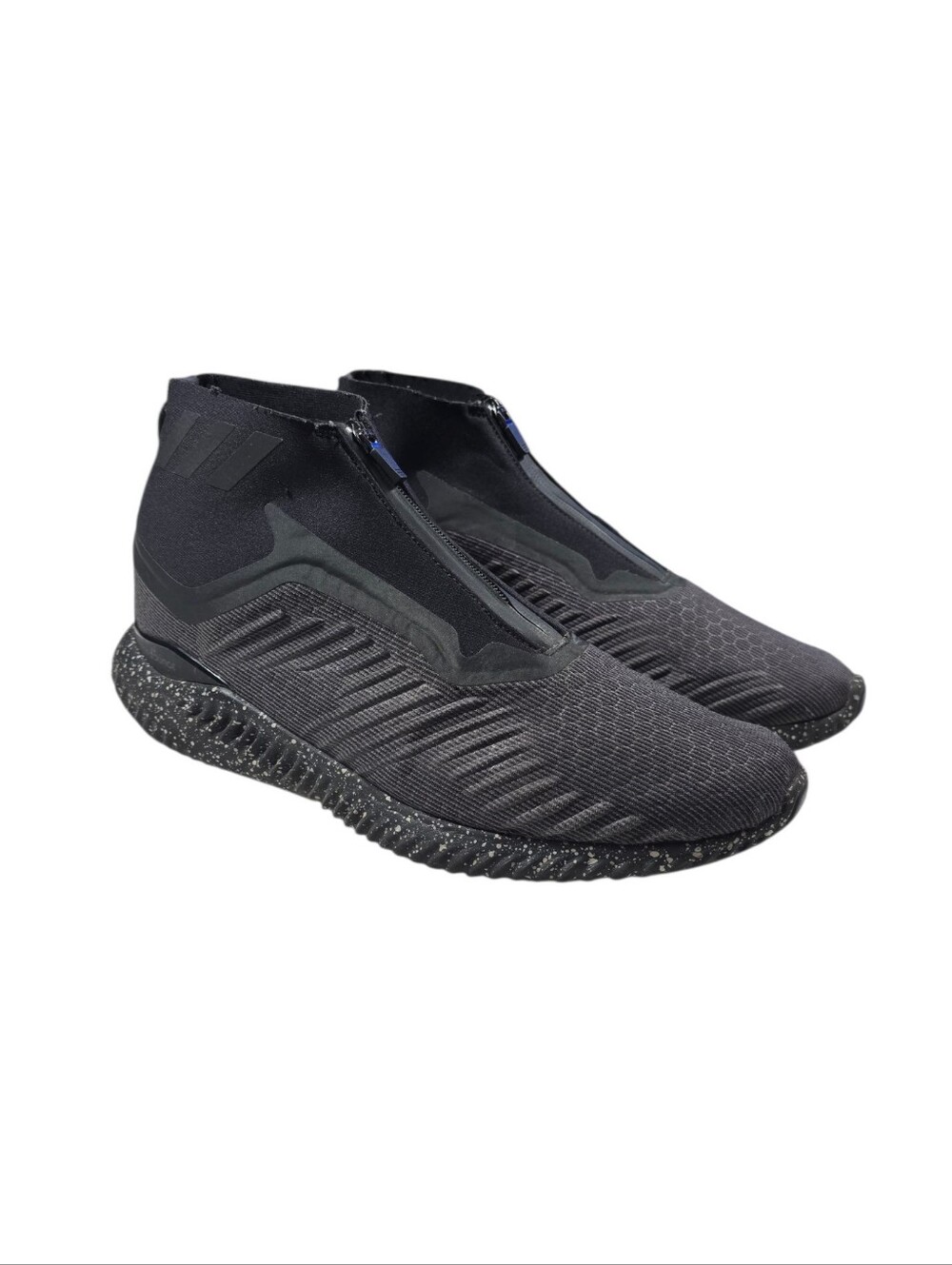 Adidas Alphabounce Zip Mid Core Black Men's Sneakers sz 12